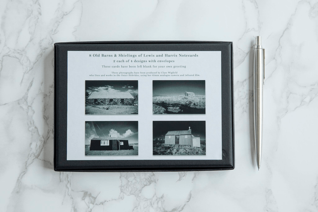 Old Barns & Shielings of Lewis and Harris Blank Note Cards x8