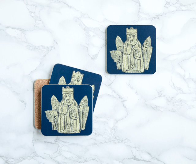 Lewis Chessmen Single Coaster