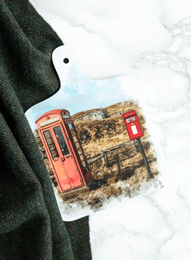 Outer Hebrides Telephone Box - Outer Hebrides Reverse