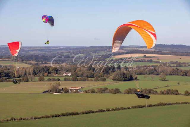 Paragliding Blank Card