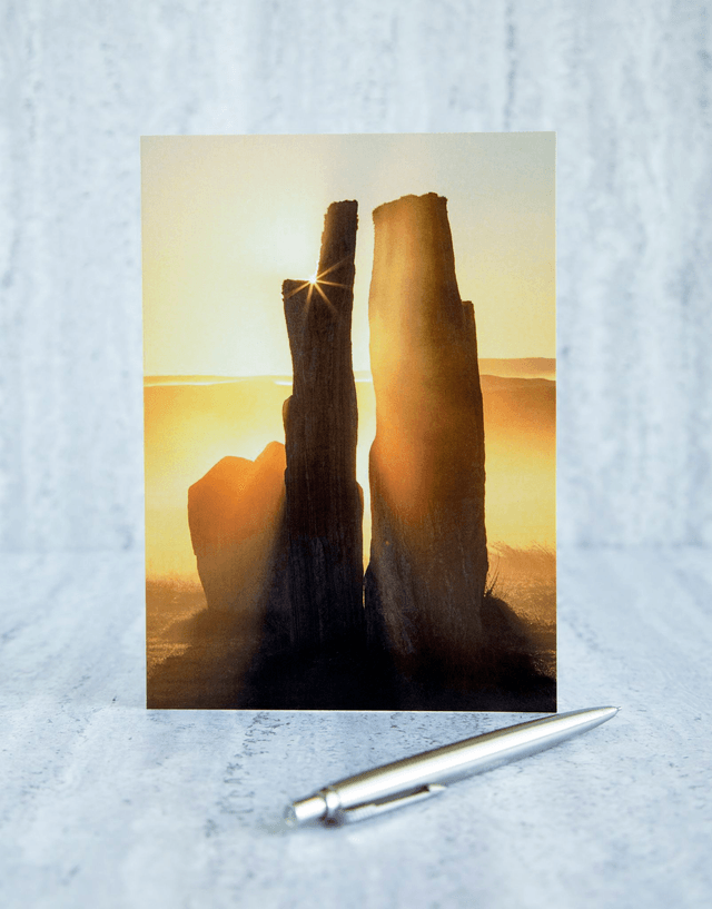 Sunrise at Callanish III Blank Card