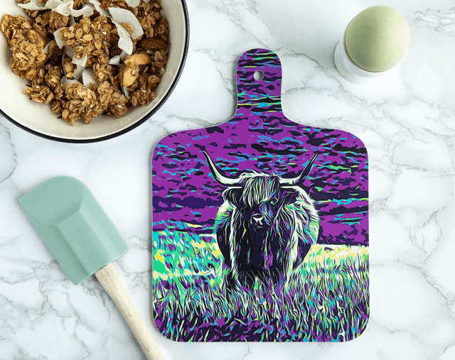 Heilan Coo Mini Chopping Board - Gneiss Reverse