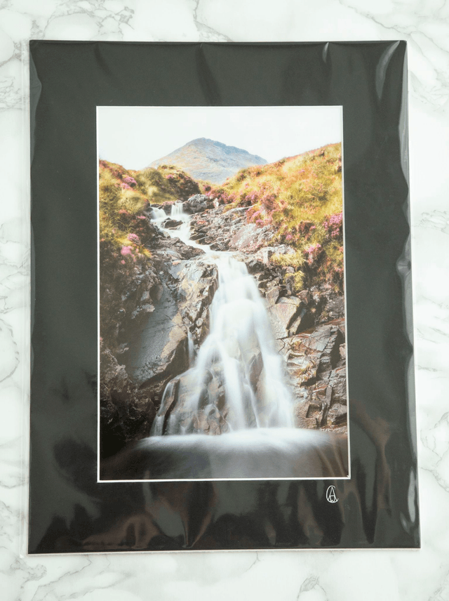 Clisham & Heather Mounted Print