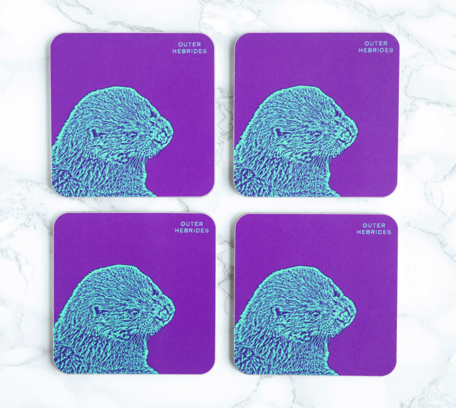I'm Not Like The Otters! Outer Hebrides Single Coaster