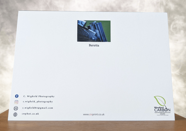 Beretta Blank Card