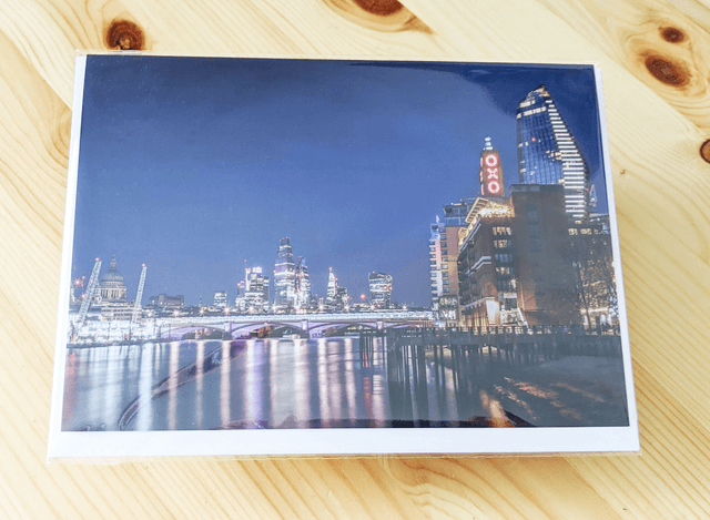 London by Night Blank Card