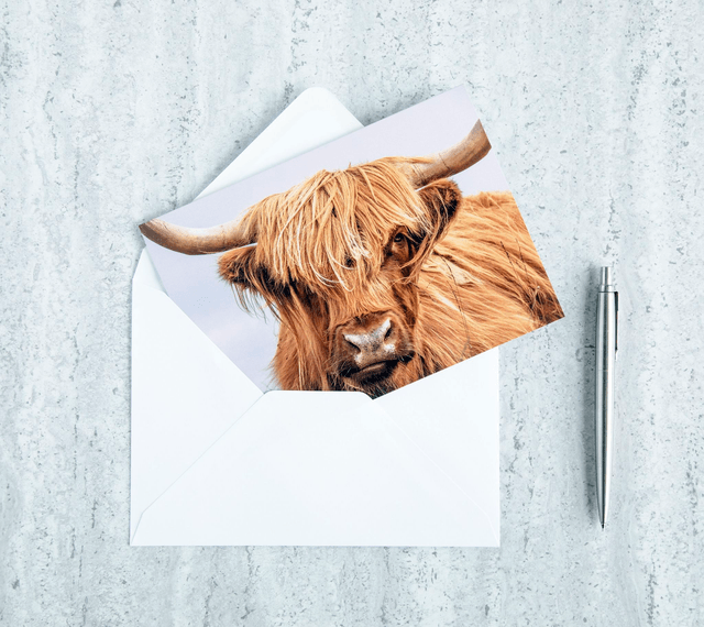 Heilan Coo Blank Card