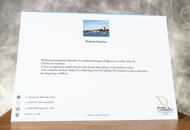 Bosham Harbour Blank Card