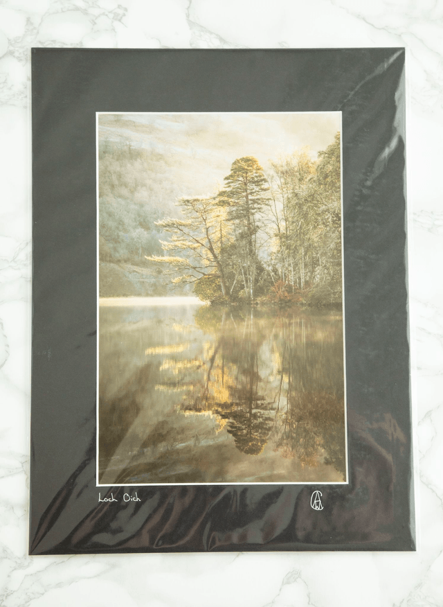 Loch Oich Mounted Print