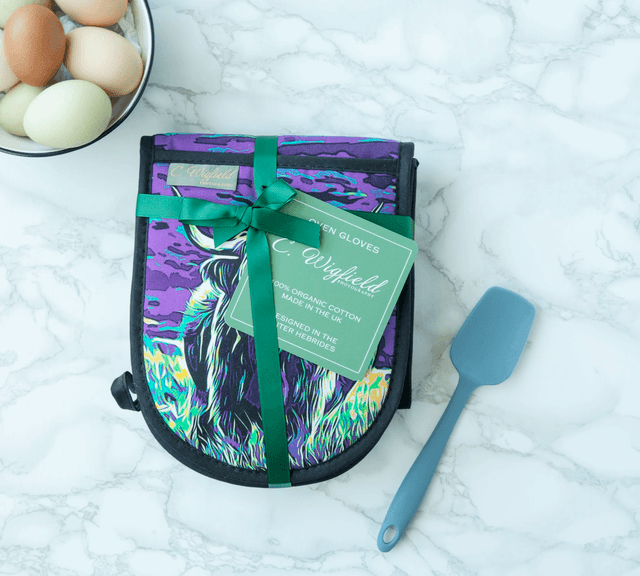 Purple Coo Oven Gloves