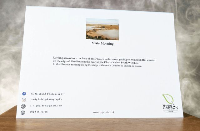 Misty Morning Blank Card