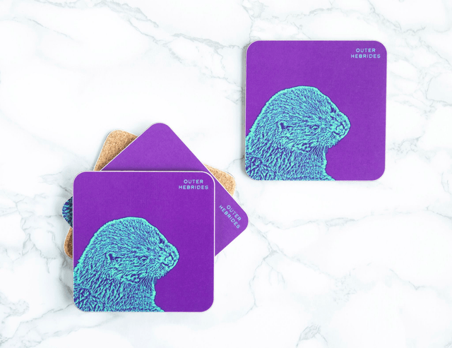 I'm Not Like The Otters! Outer Hebrides Single Coaster