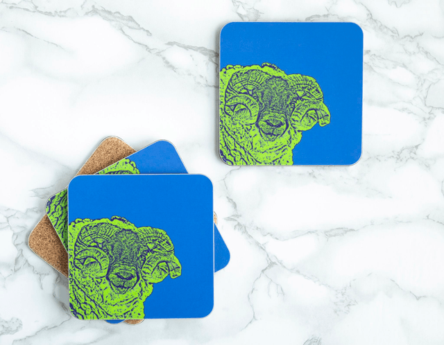 Baa Ram Ewe! Single Coaster
