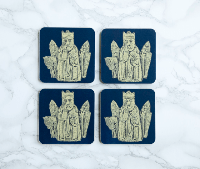 Lewis Chessmen Single Coaster