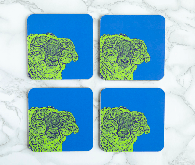 Baa Ram Ewe! Single Coaster