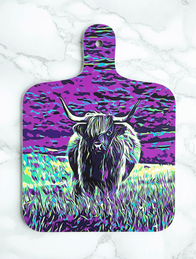Heilan Coo Mini Chopping Board - Gneiss Reverse