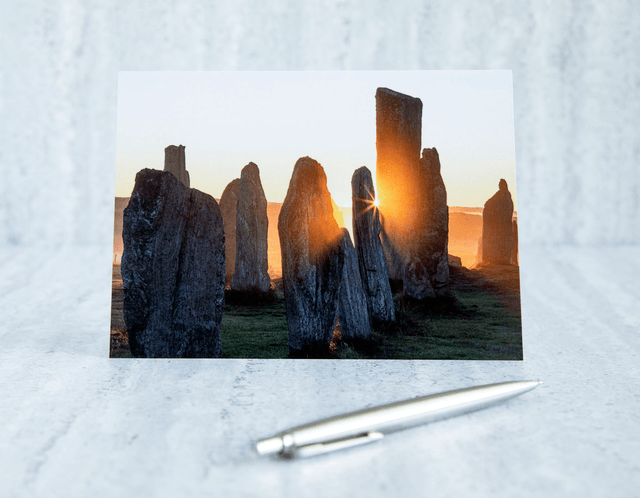 Sunrise at Callanish I Blank Card