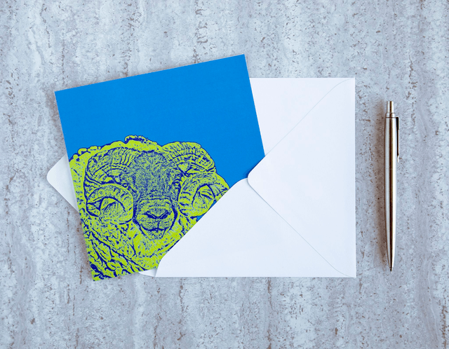 Baa Ram Ewe! Blank Card
