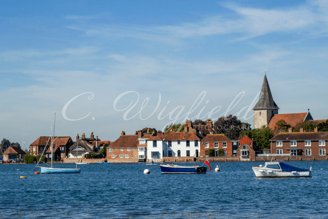Bosham Harbour Blank Card