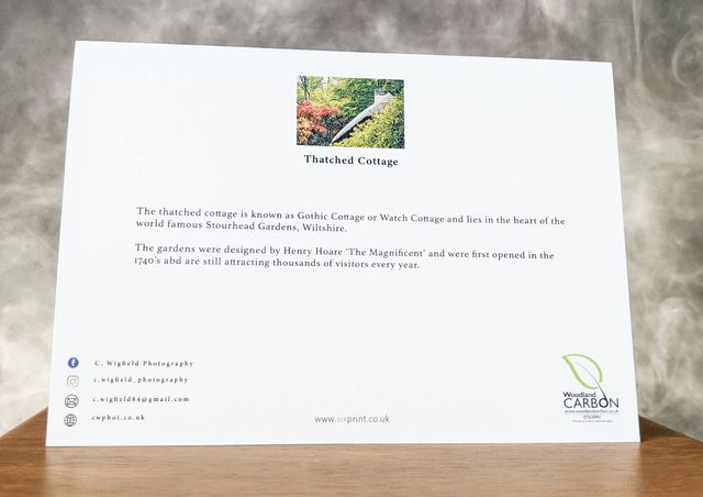 Thatched Cottage Blank Card