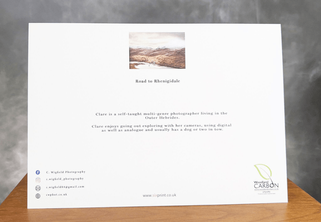 Road to Rhenigidale Blank Card