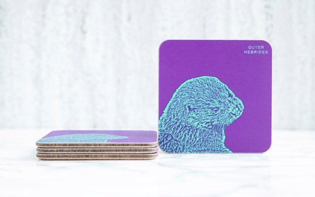 I'm Not Like The Otters! Outer Hebrides Single Coaster