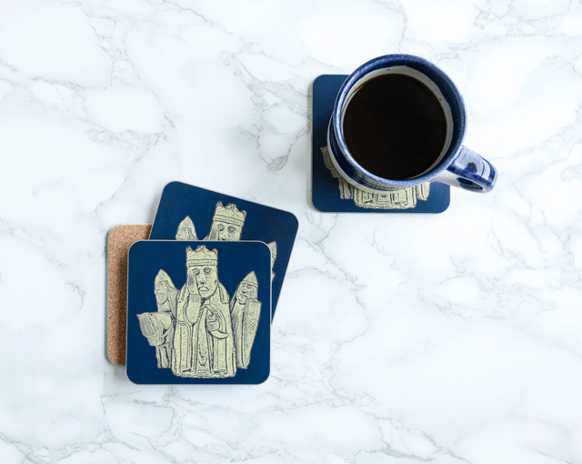 Lewis Chessmen Single Coaster