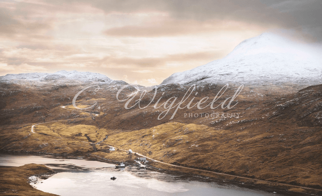 Road to Rhenigidale Blank Card