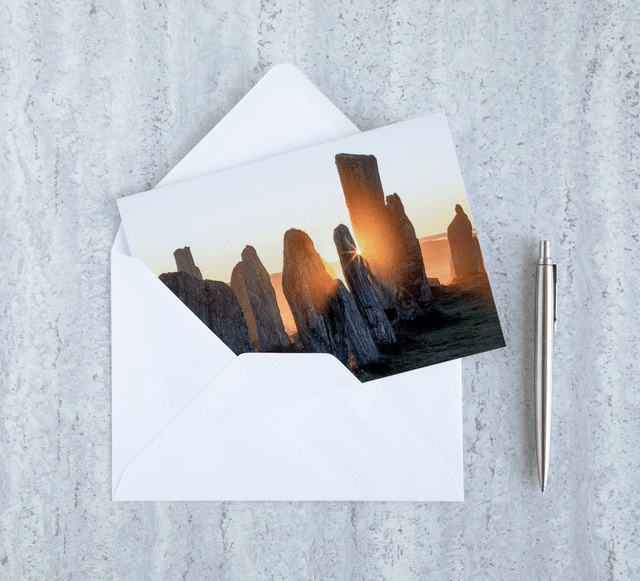 Sunrise at Callanish I Blank Card