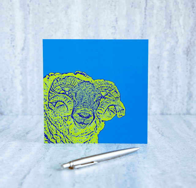 Baa Ram Ewe! Blank Card