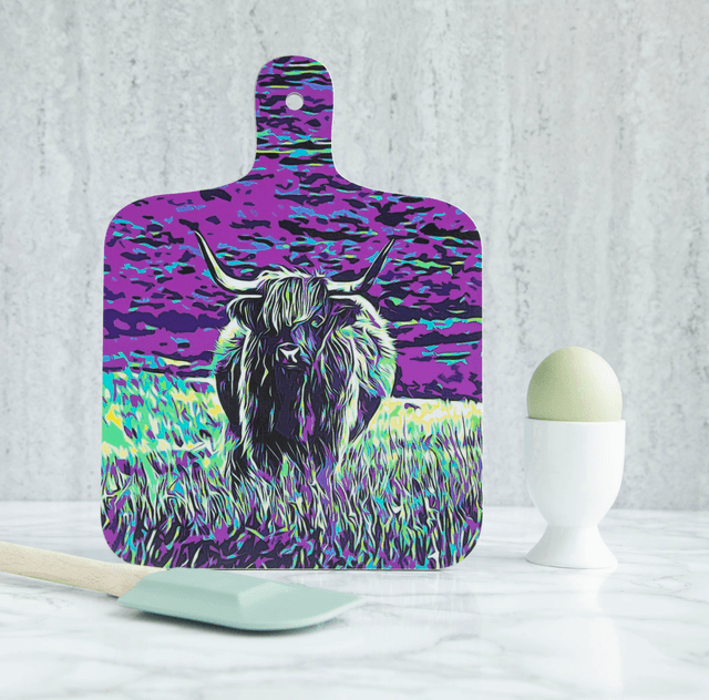 Heilan Coo Mini Chopping Board - Gneiss Reverse