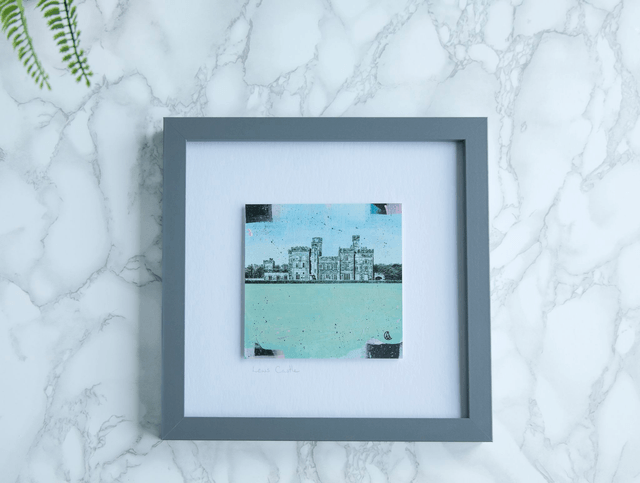 Lews Castle Mixed Media Original