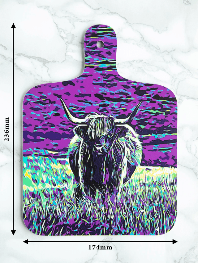 Heilan Coo Mini Chopping Board - Gneiss Reverse