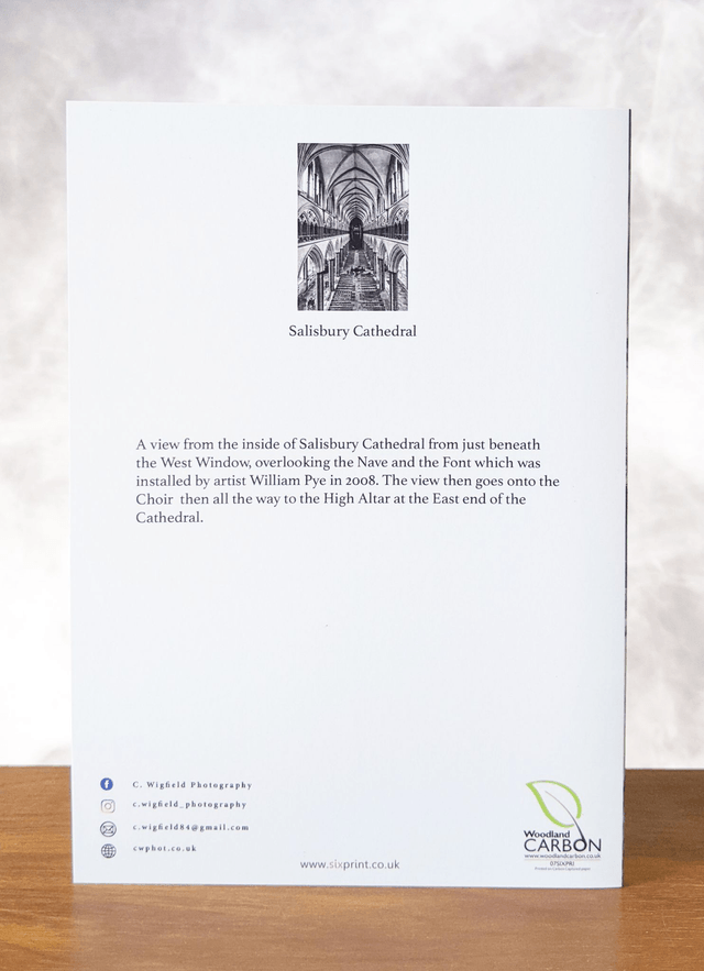 Salisbury Cathedral Blank Card