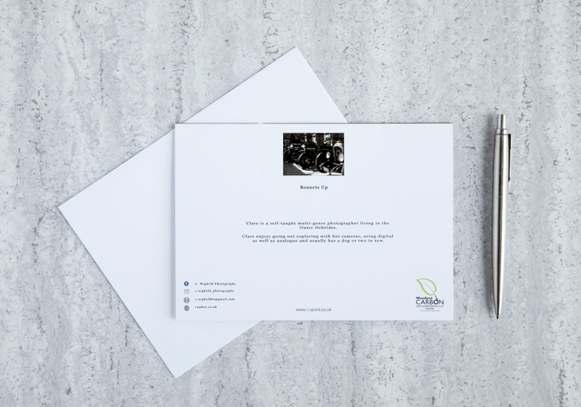 Bonnets Up Blank Card