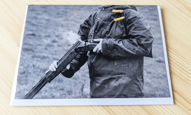 Both Barrels Blank Card