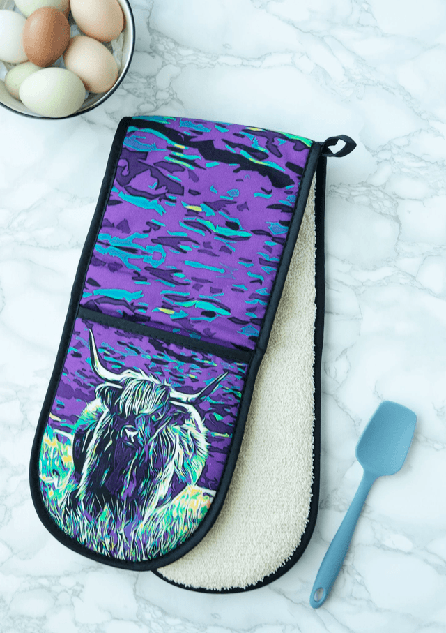 Purple Coo Oven Gloves