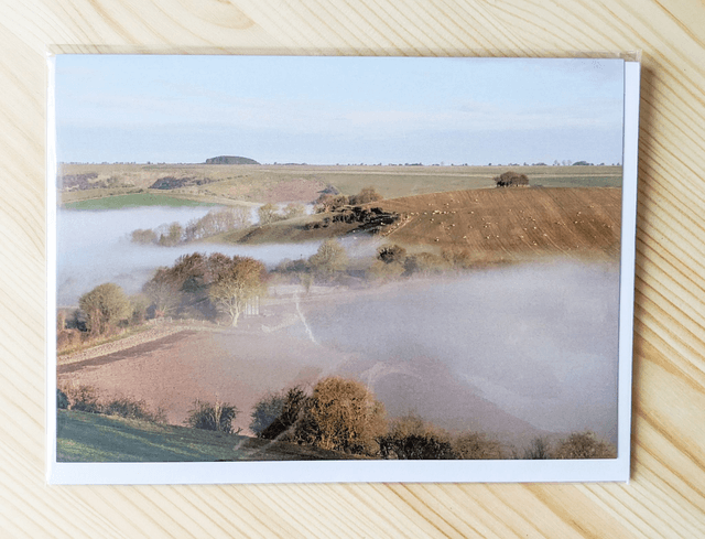 Misty Morning Blank Card
