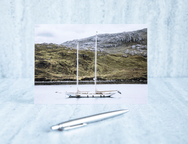 Anchored in Tarbert Blank Card