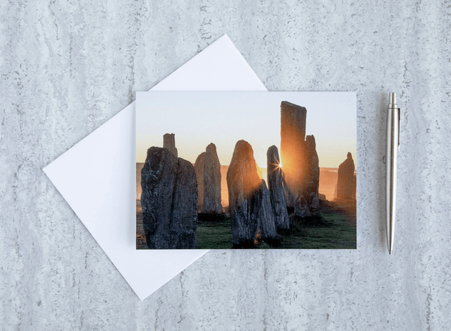 Sunrise at Callanish I Blank Card
