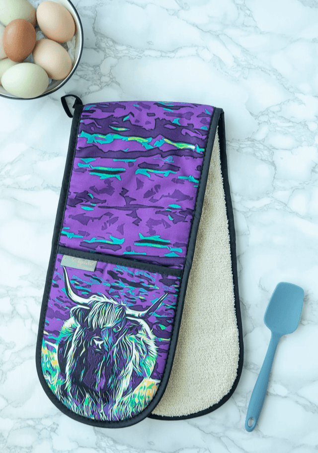 Purple Coo Oven Gloves