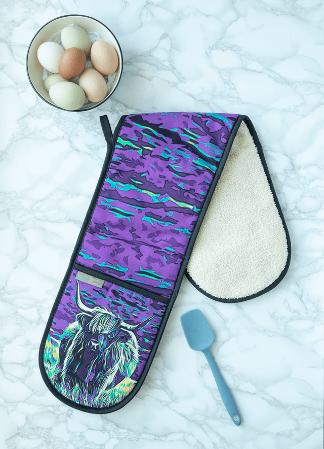 Purple Coo Oven Gloves
