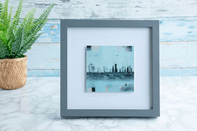 Calanais Standing Stones II Mixed Media Original 