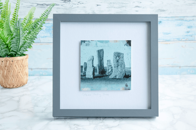 Calanais Standing Stones I Mixed Media Original