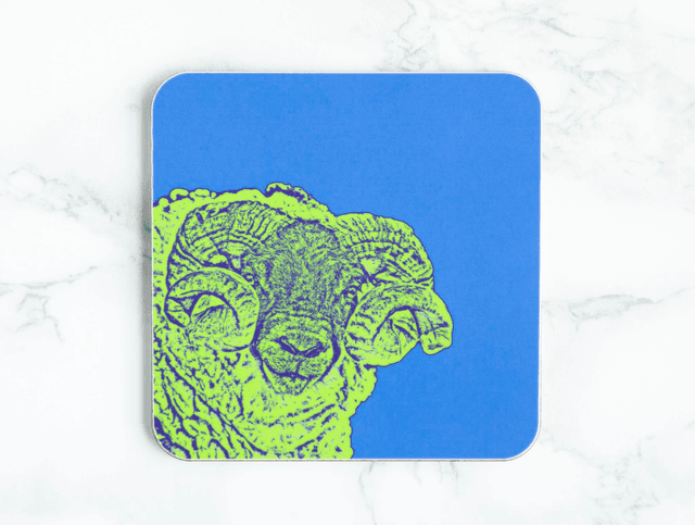Baa Ram Ewe! Single Coaster