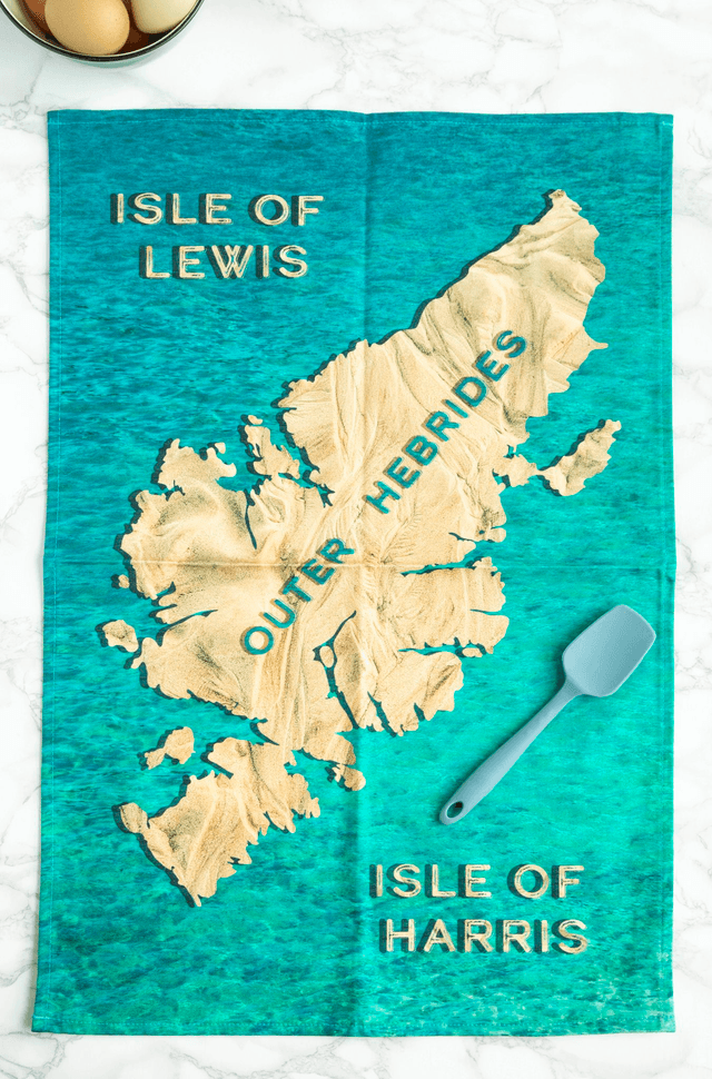 Outer Hebrides Tea Towel
