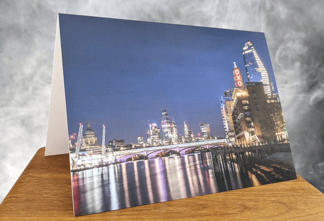 London by Night Blank Card