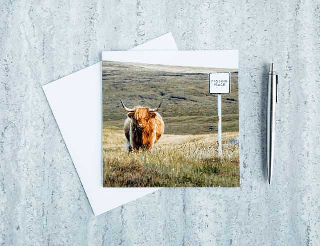 Mooove Over! Blank Card
