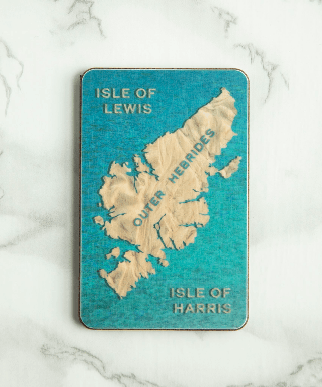 Outer Hebrides Fridge Magnet