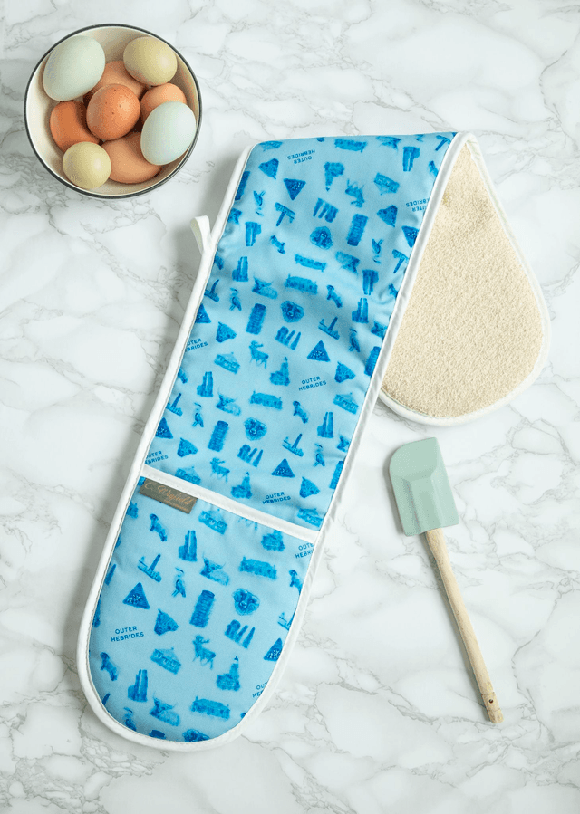 Outer Hebrides Double Oven Gloves